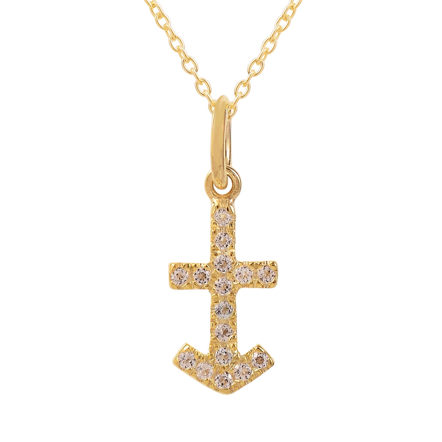 Sagittarius Zodiac Sign Topaz Necklace