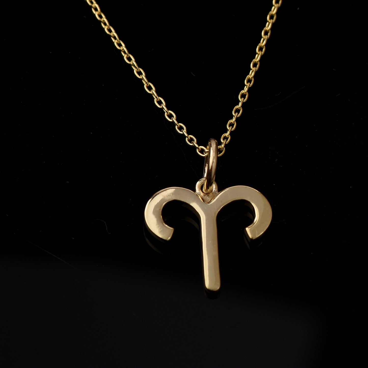 Aries Zodiac Sign Necklace