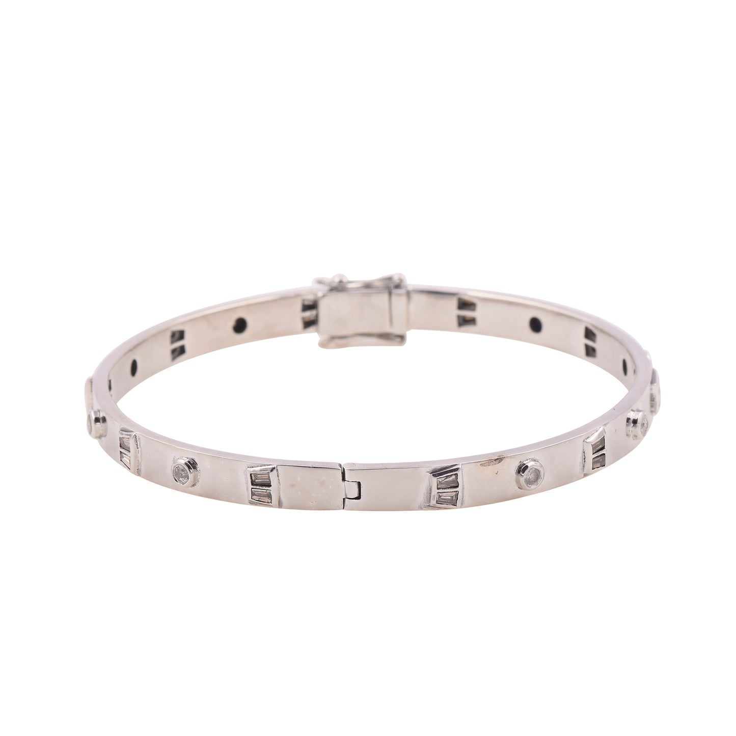 Golden Diamond Love Bangle Bracelet