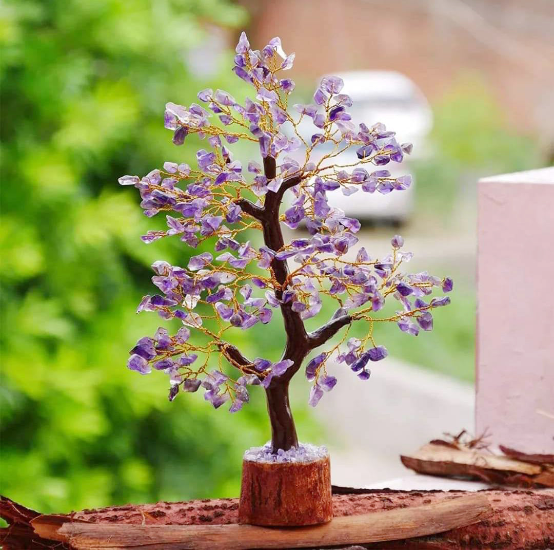 Amethyst Crystal Stone Tree