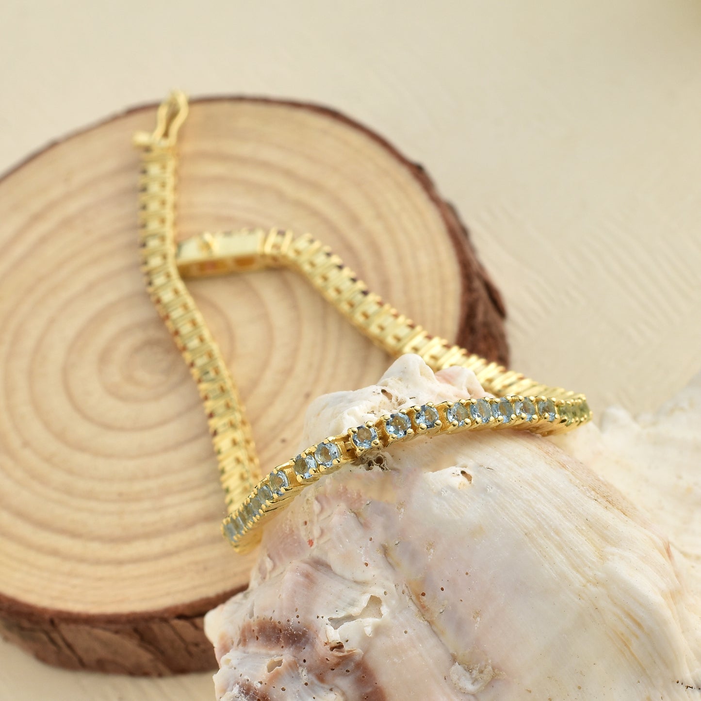 Multi Color Gemstone Tennis Bracelet