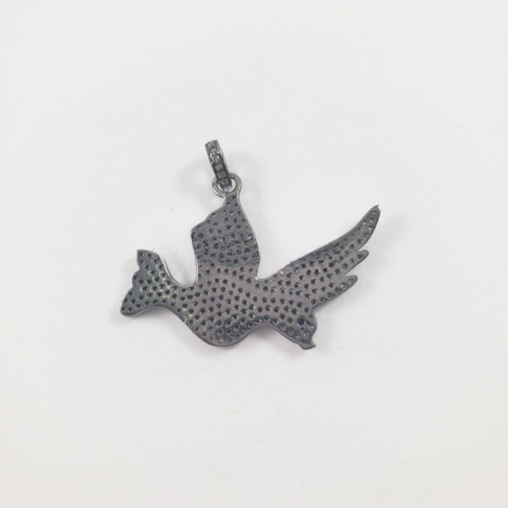 Elegant Birds Diamond Pendant