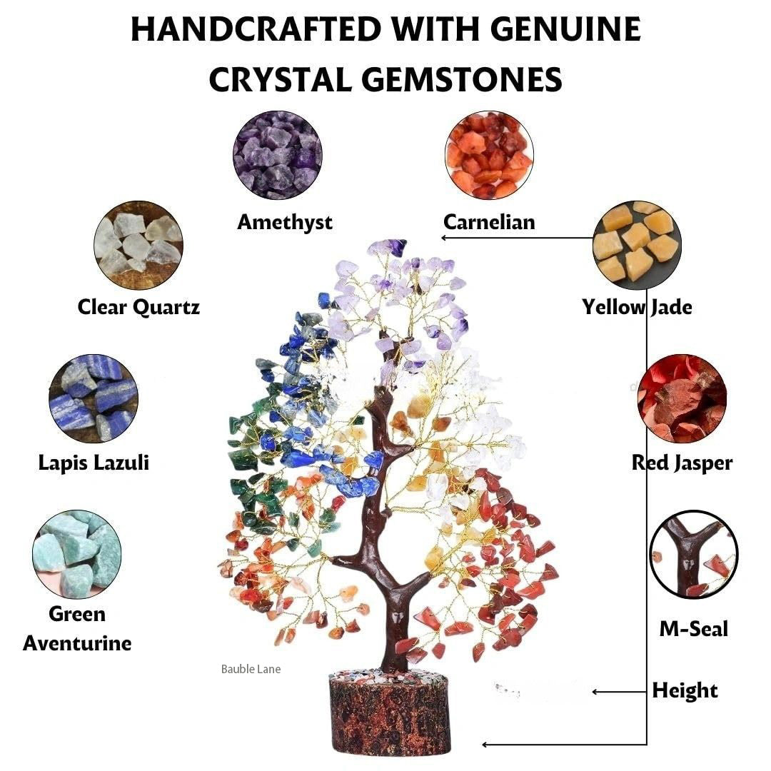 Seven Chakra Crystal Tree 300 Beads (Spiritual Growth)