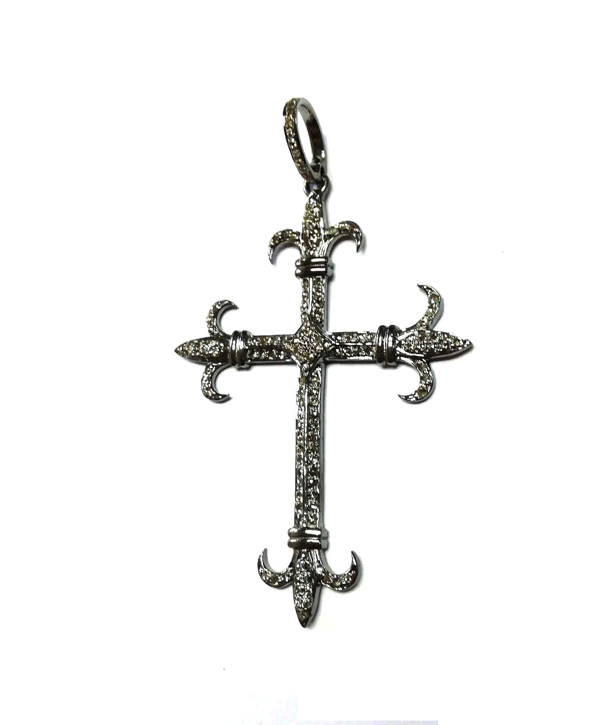 Cross of Jesus Diamond Pendant