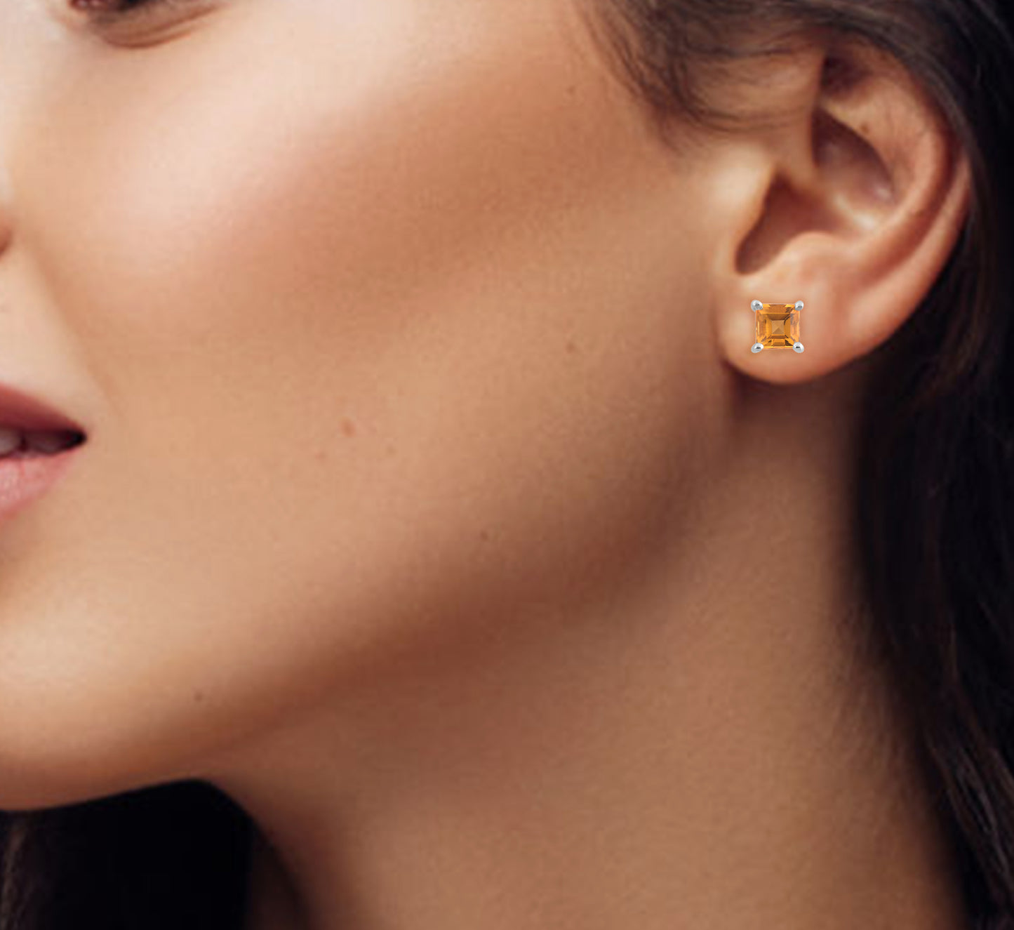Citrine Studs