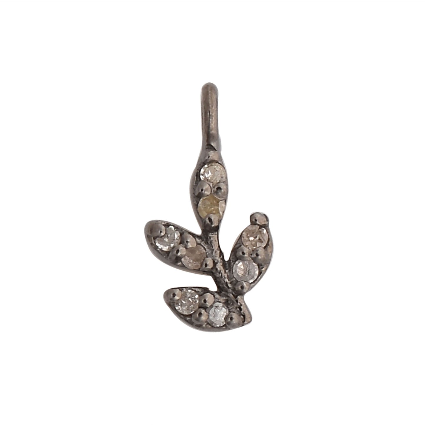 Diamond Leaf Pendant
