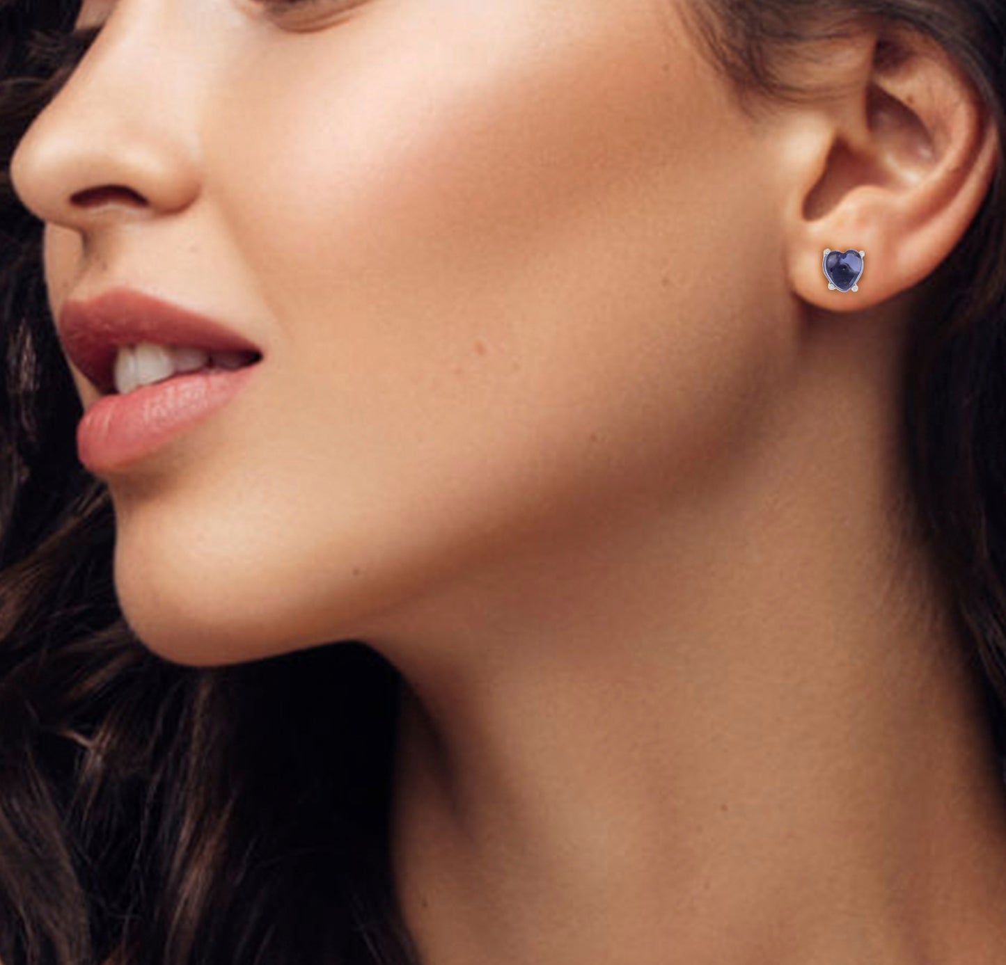 Iolite Studs