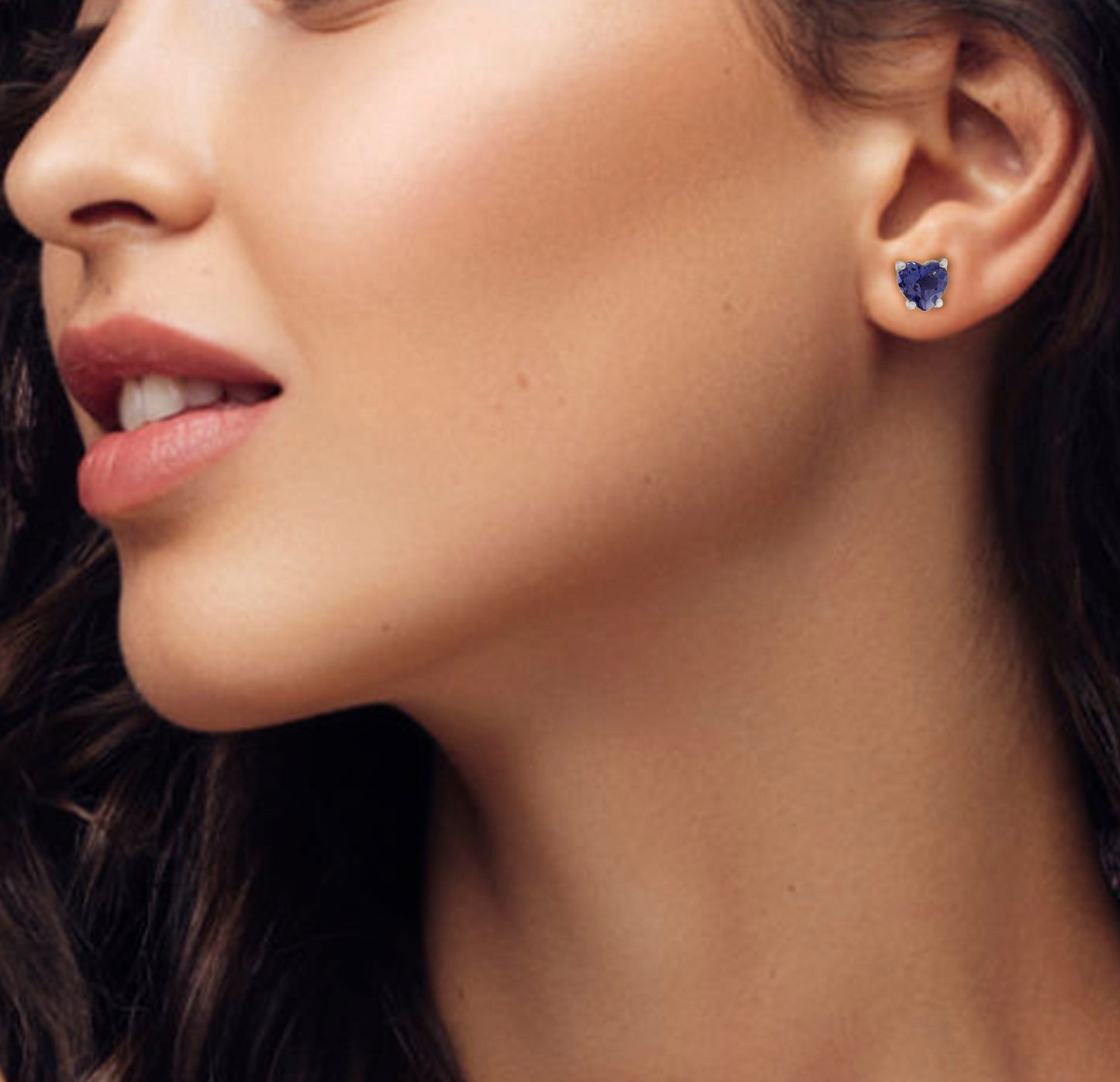Iolite Studs