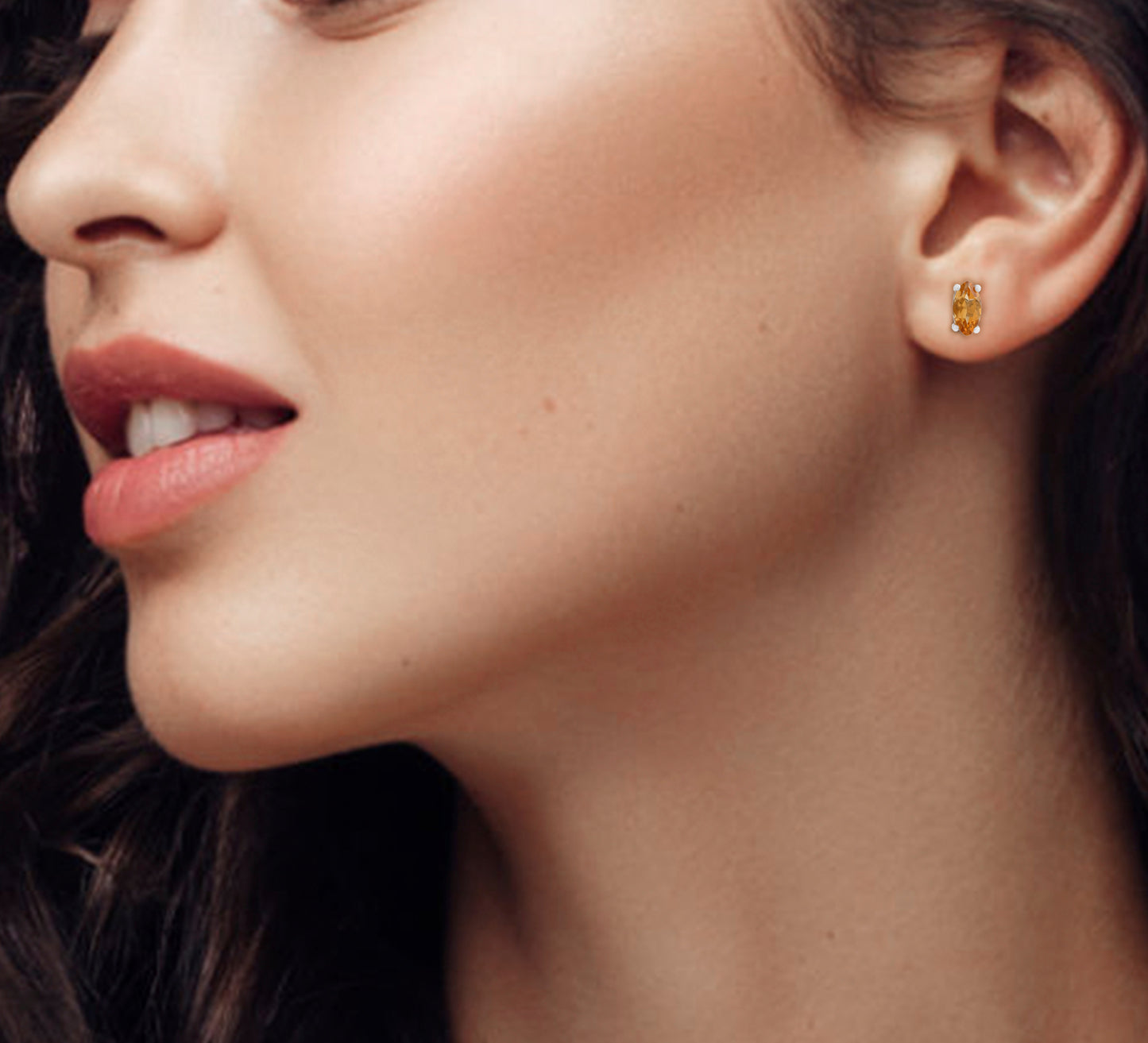 Citrine Studs