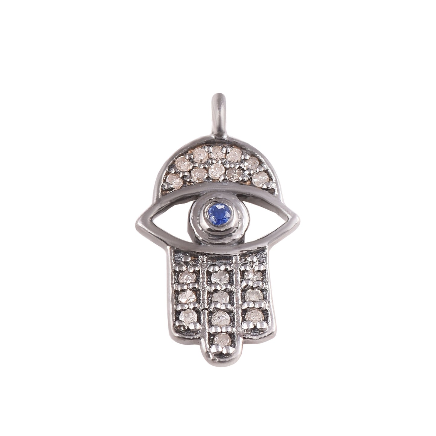 Evil Eye Hamsa Hand Pendant