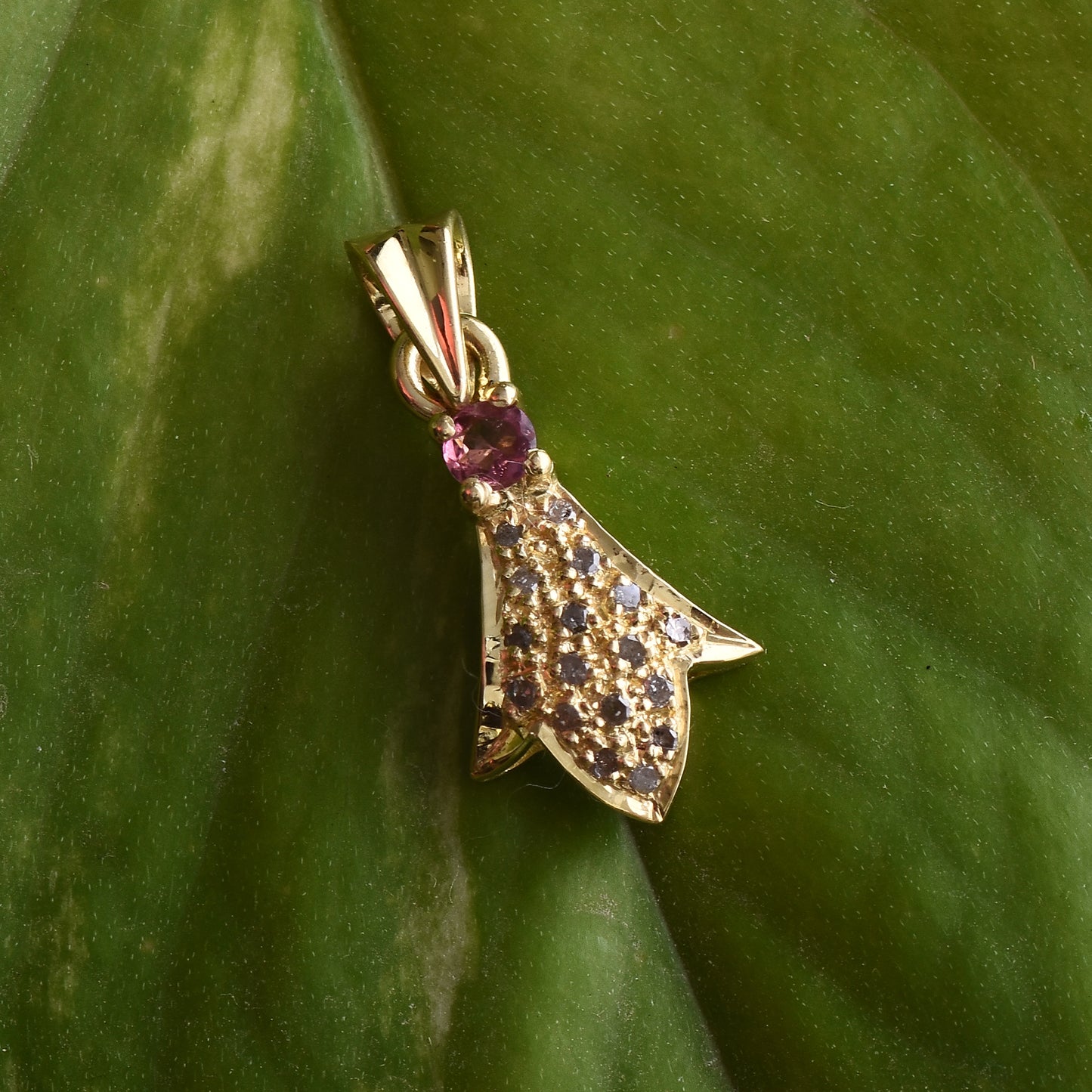Pink Tourmaline Pendant