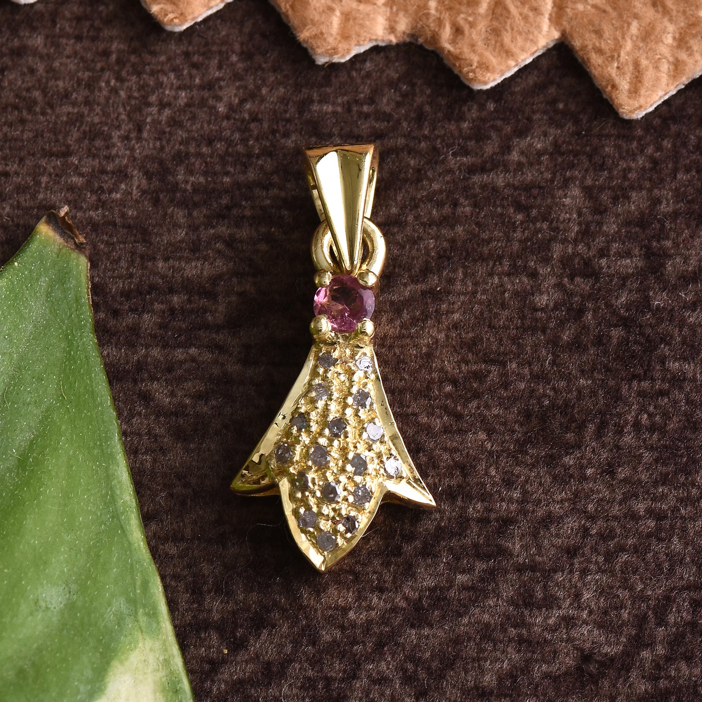 Pink Tourmaline Pendant