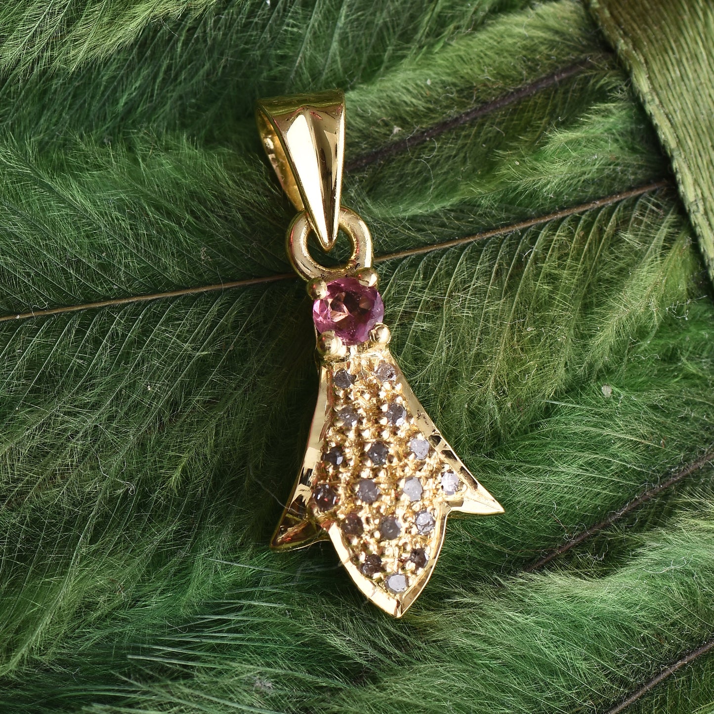 Pink Tourmaline Pendant