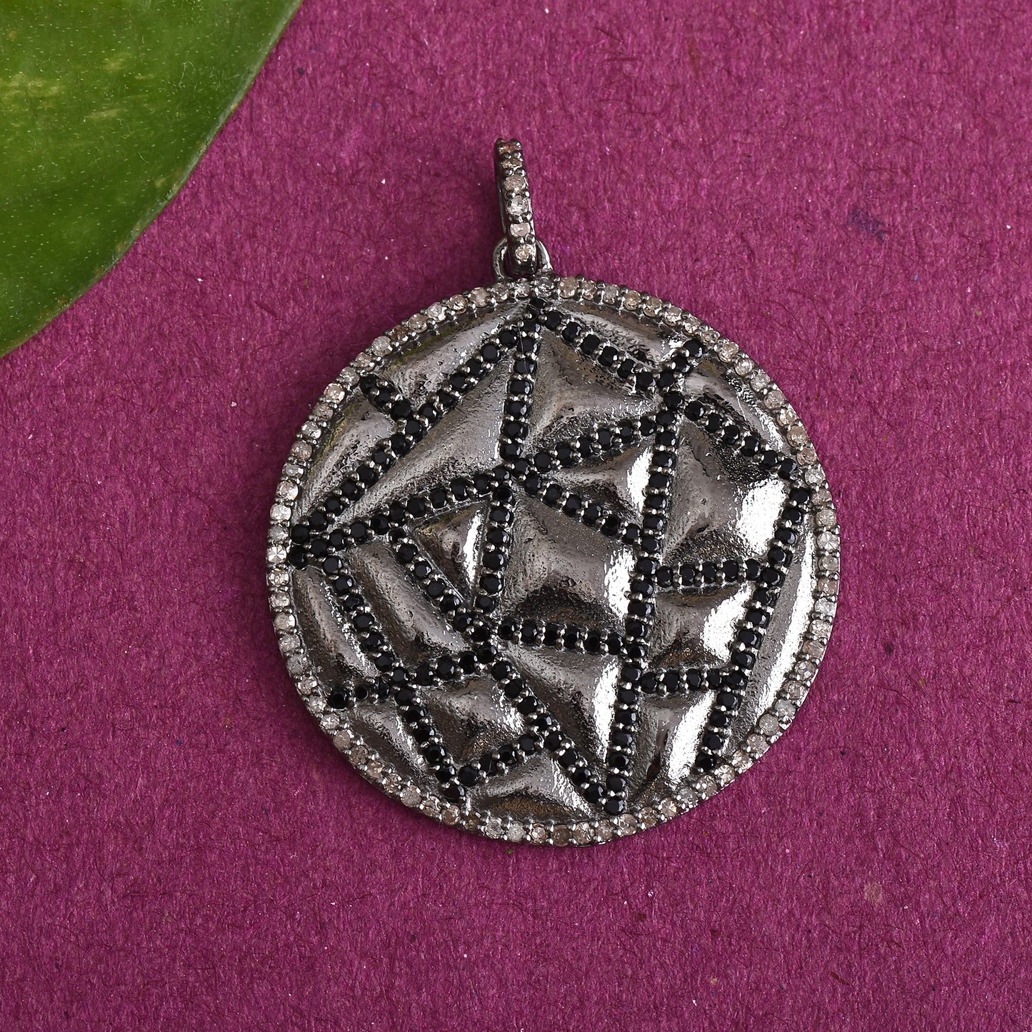 Diamond Round Pendant