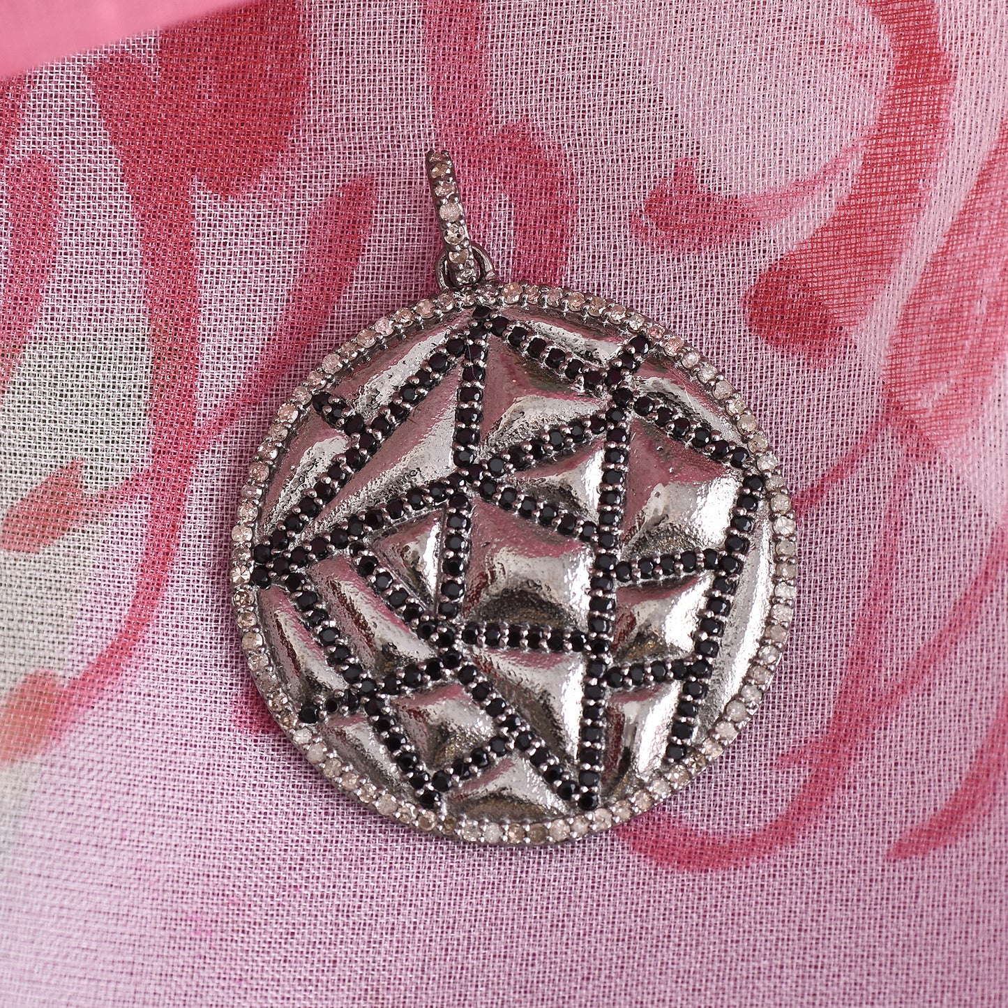 Diamond Round Pendant