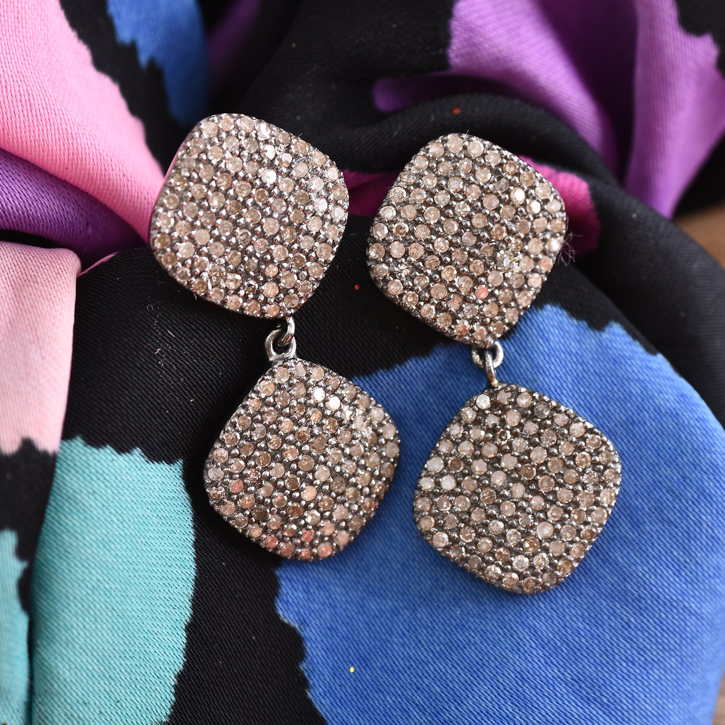 Diamond Drop Earrings
