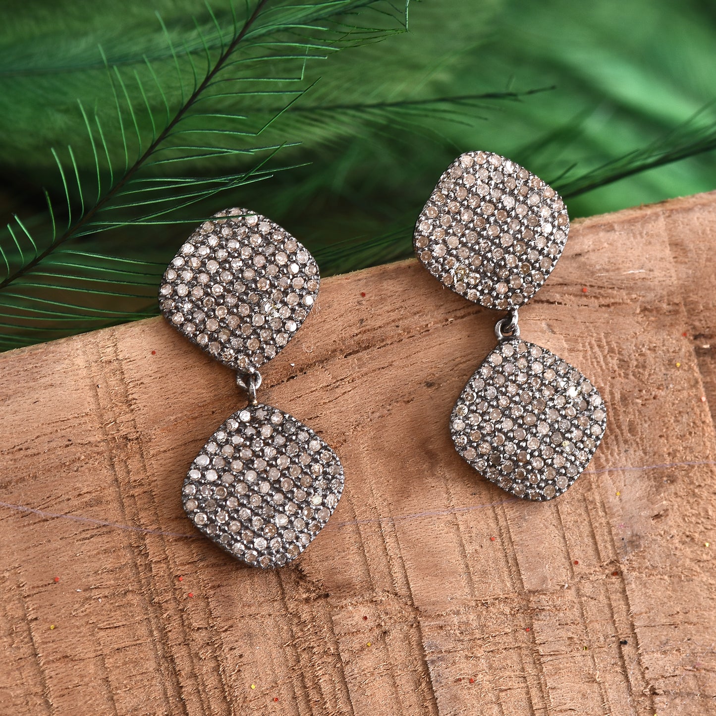 Diamond Drop Earrings