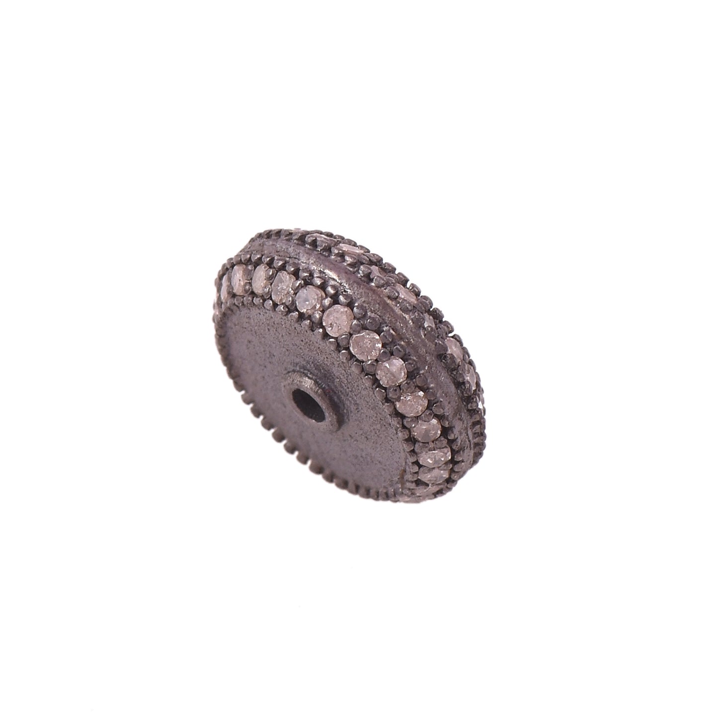 Diamond Studded Round Beads