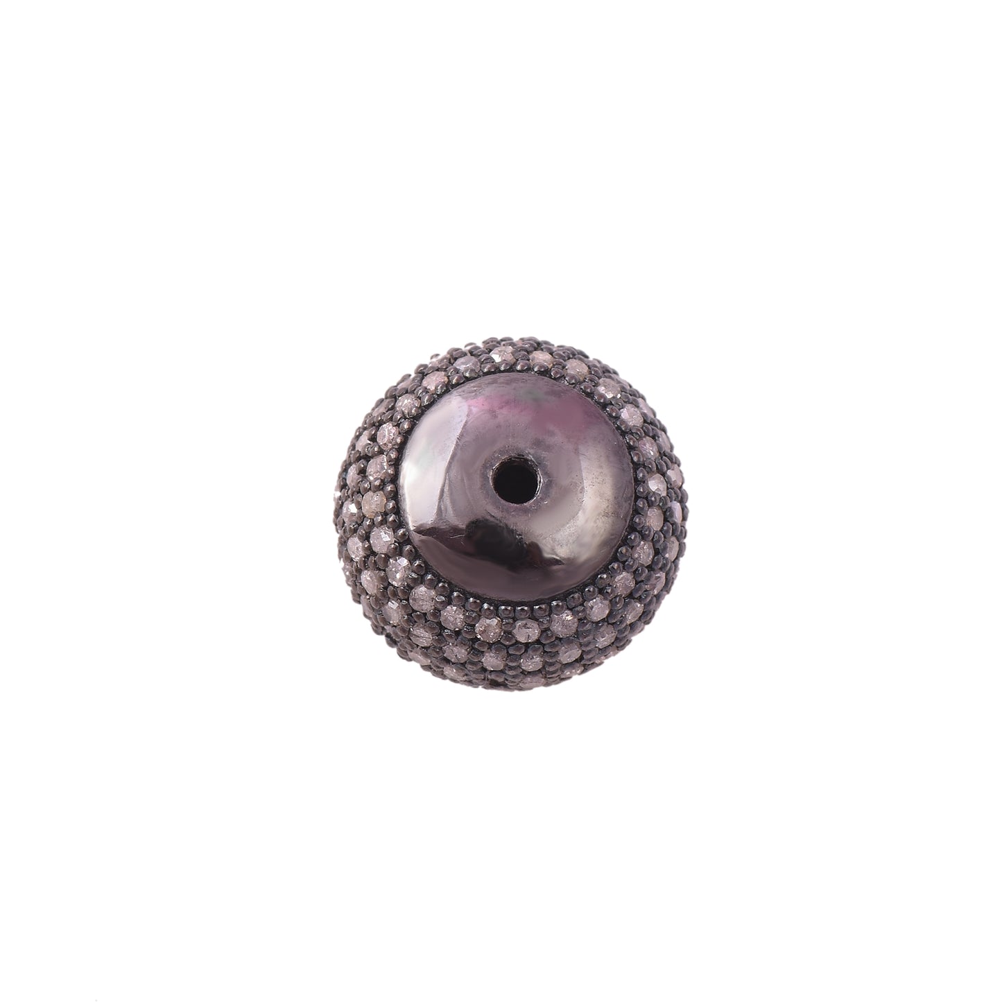 Natural Diamond Studded Beads
