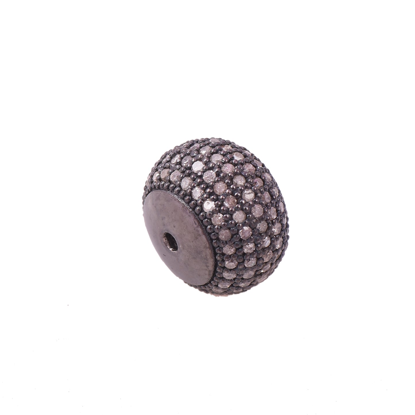 Natural Diamond Studded Beads