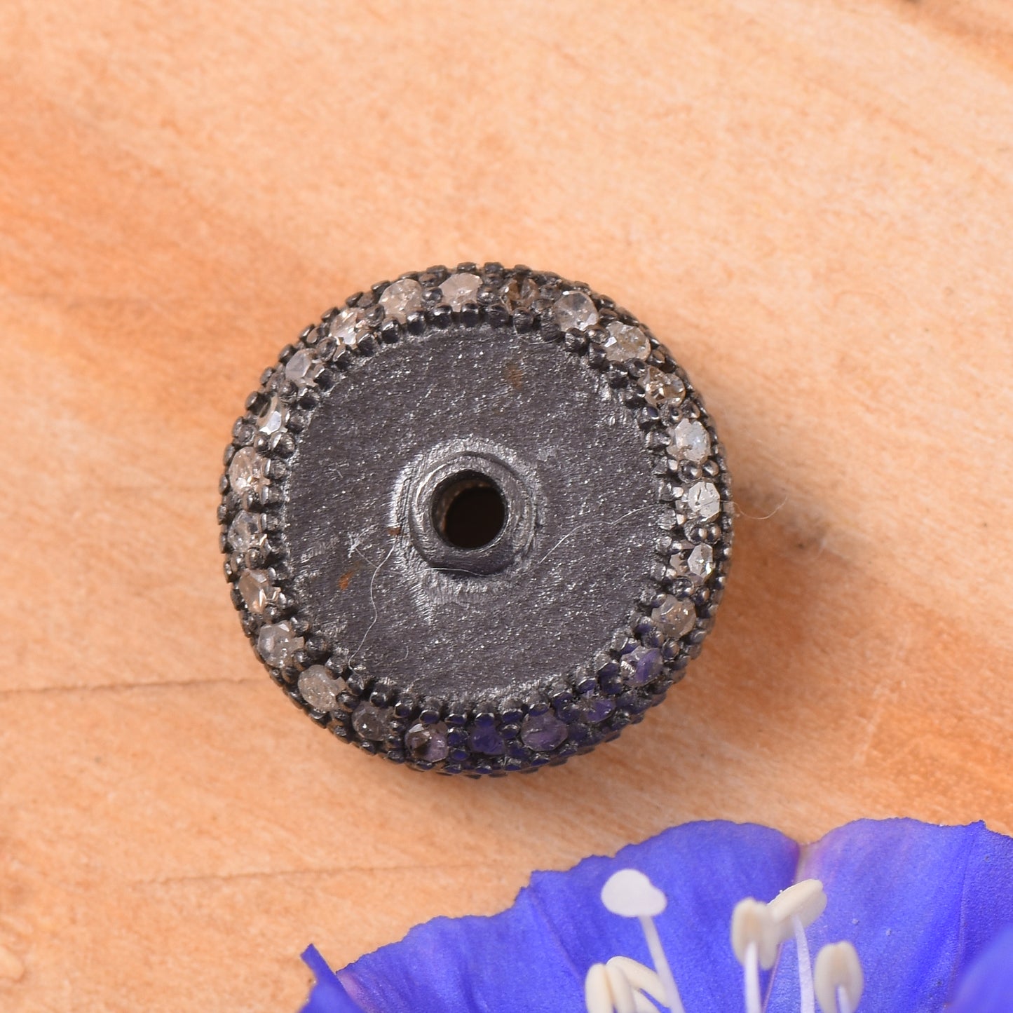 Diamond Studded Round Beads
