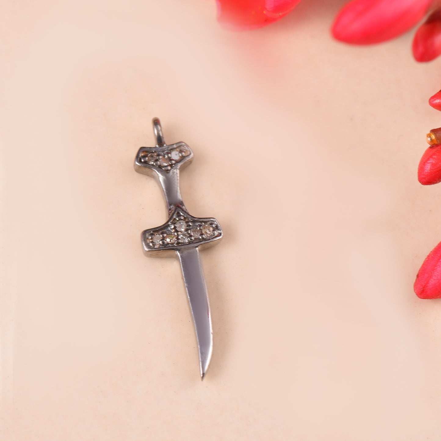 Diamond Knife Pendant
