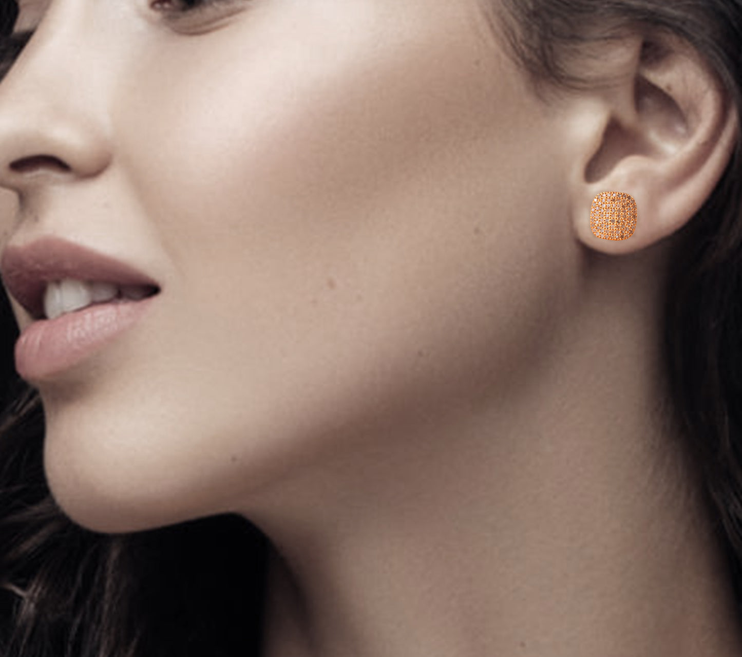 Cushion Diamond Studs
