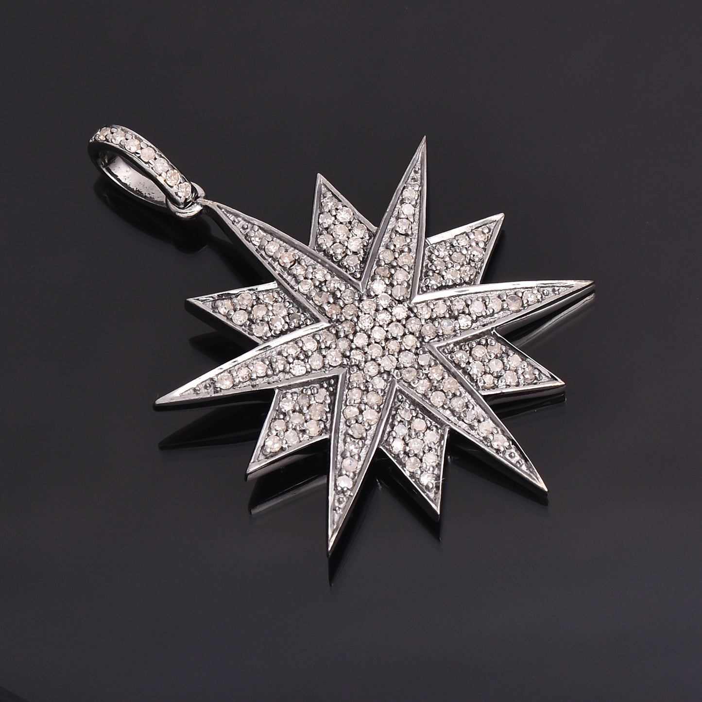Starburst Diamond Pendant