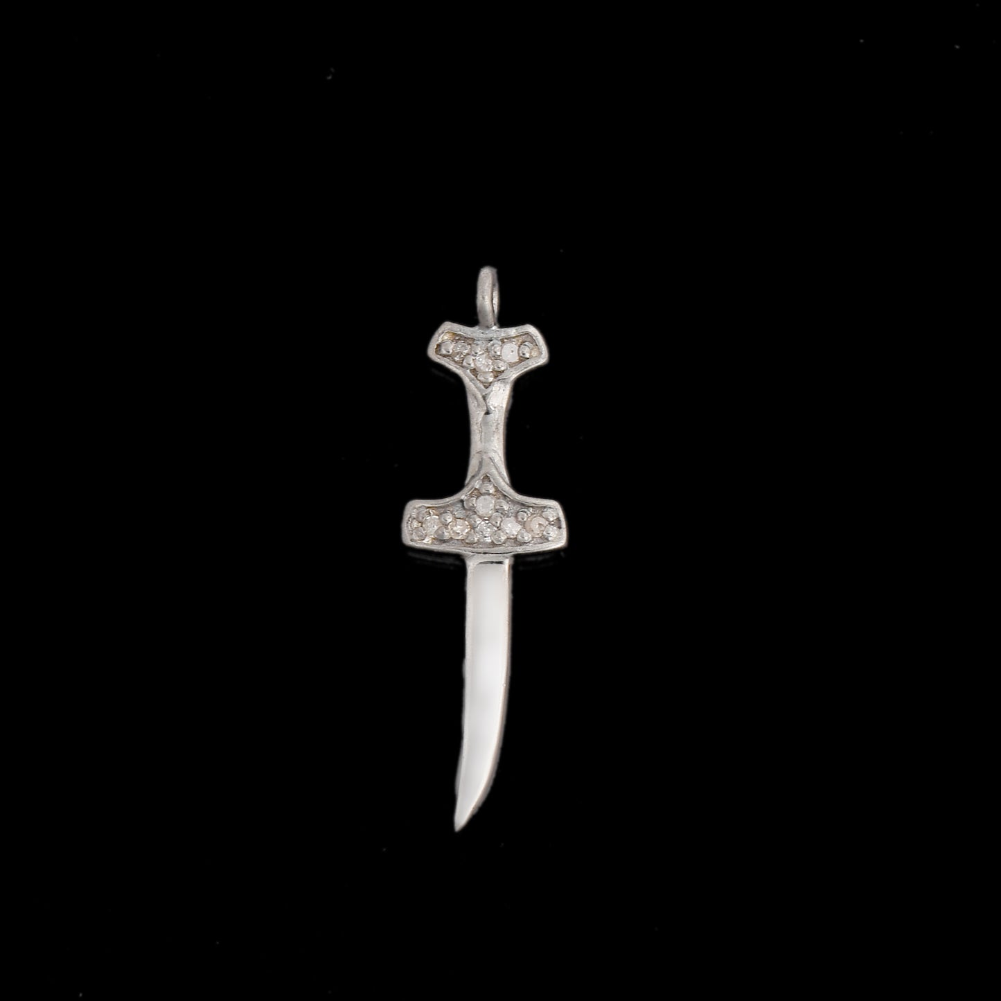 Diamond Knife Pendant