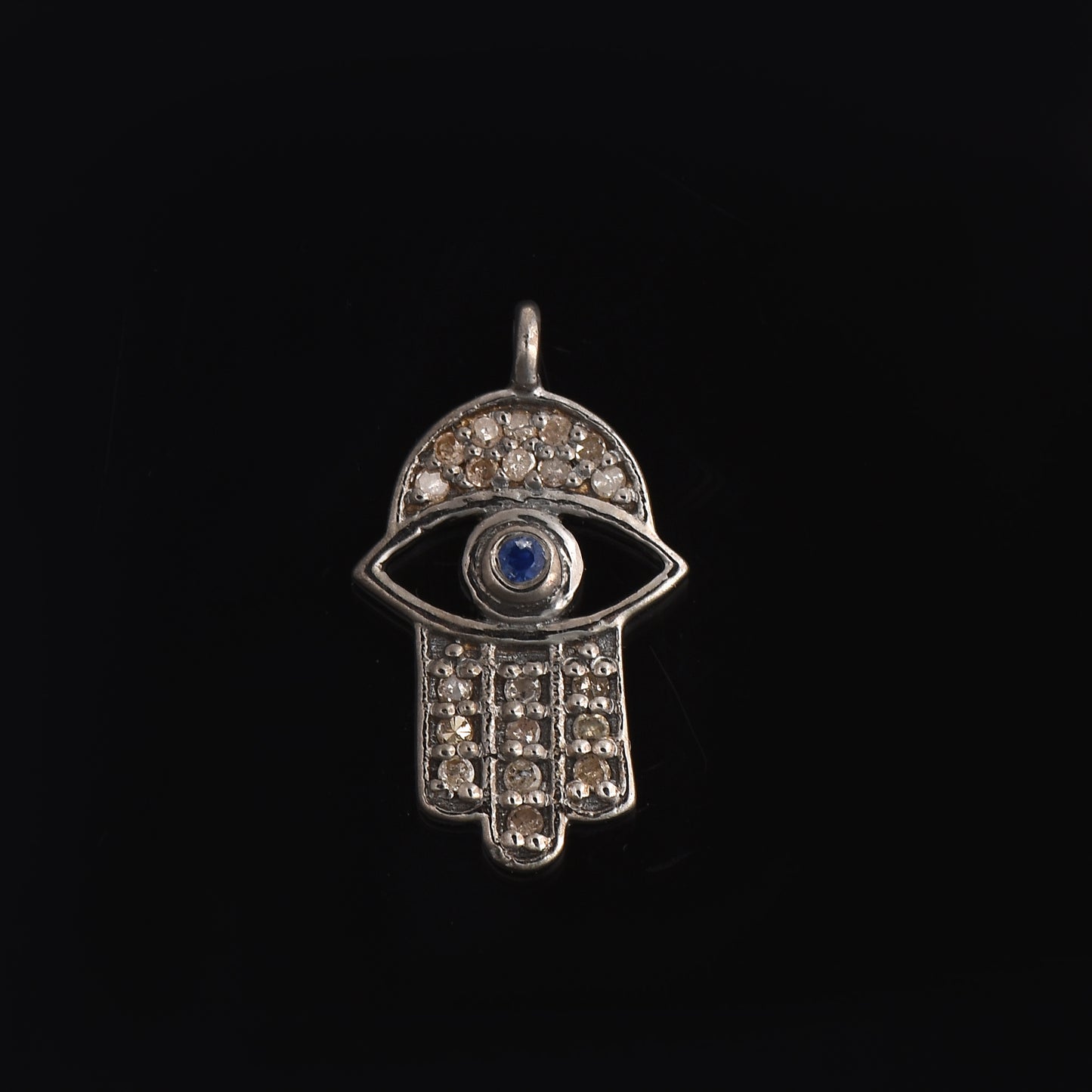 Evil Eye Hamsa Hand Pendant
