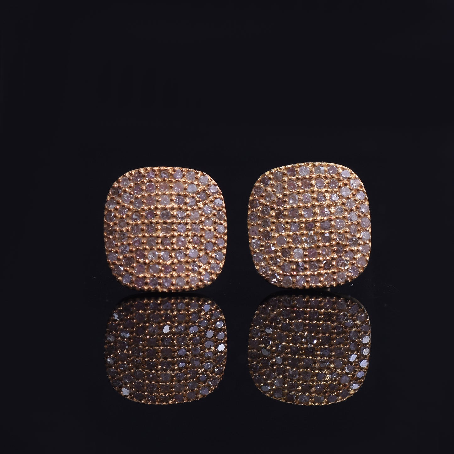 Cushion Diamond Studs