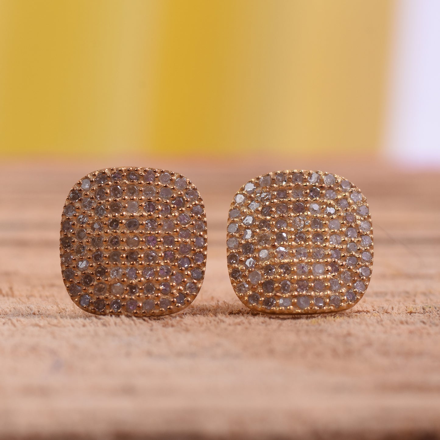 Cushion Diamond Studs
