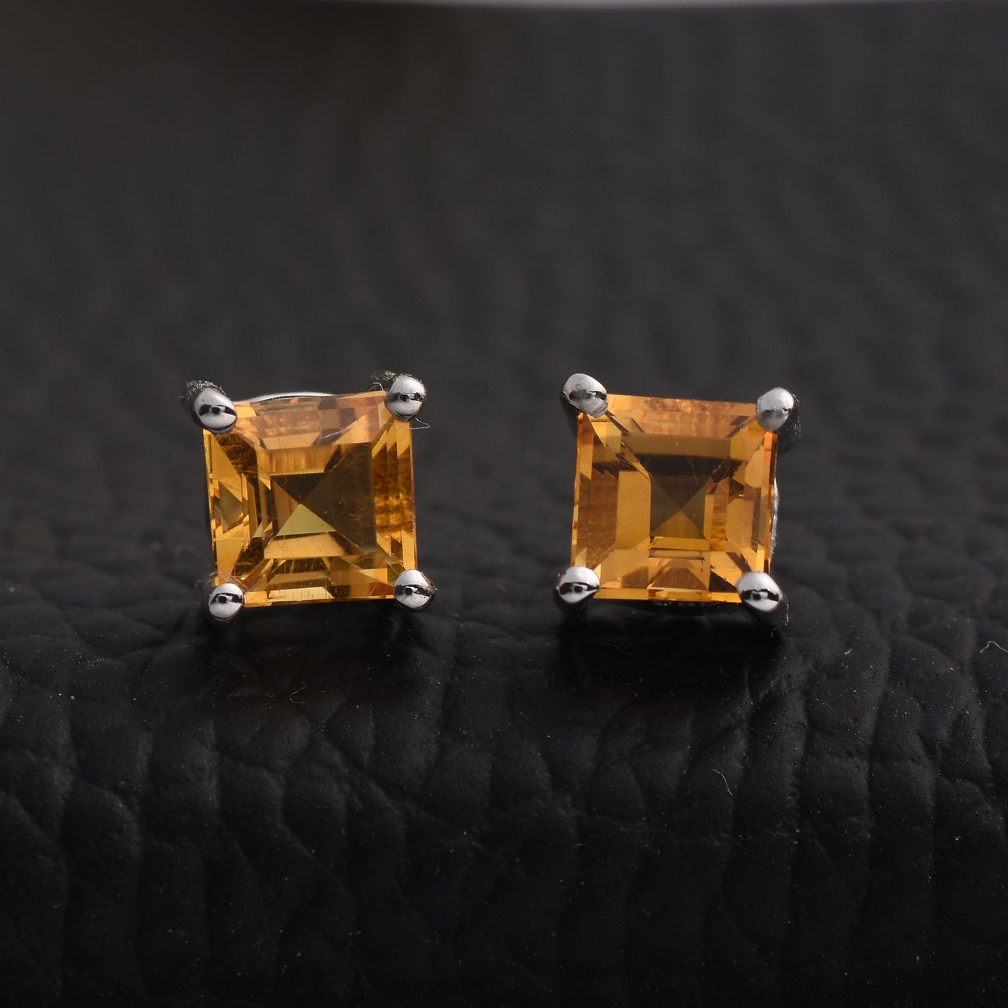 Citrine Studs