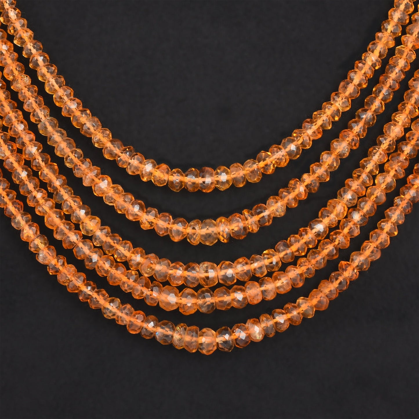 Summer Citrine Beaded Necklace