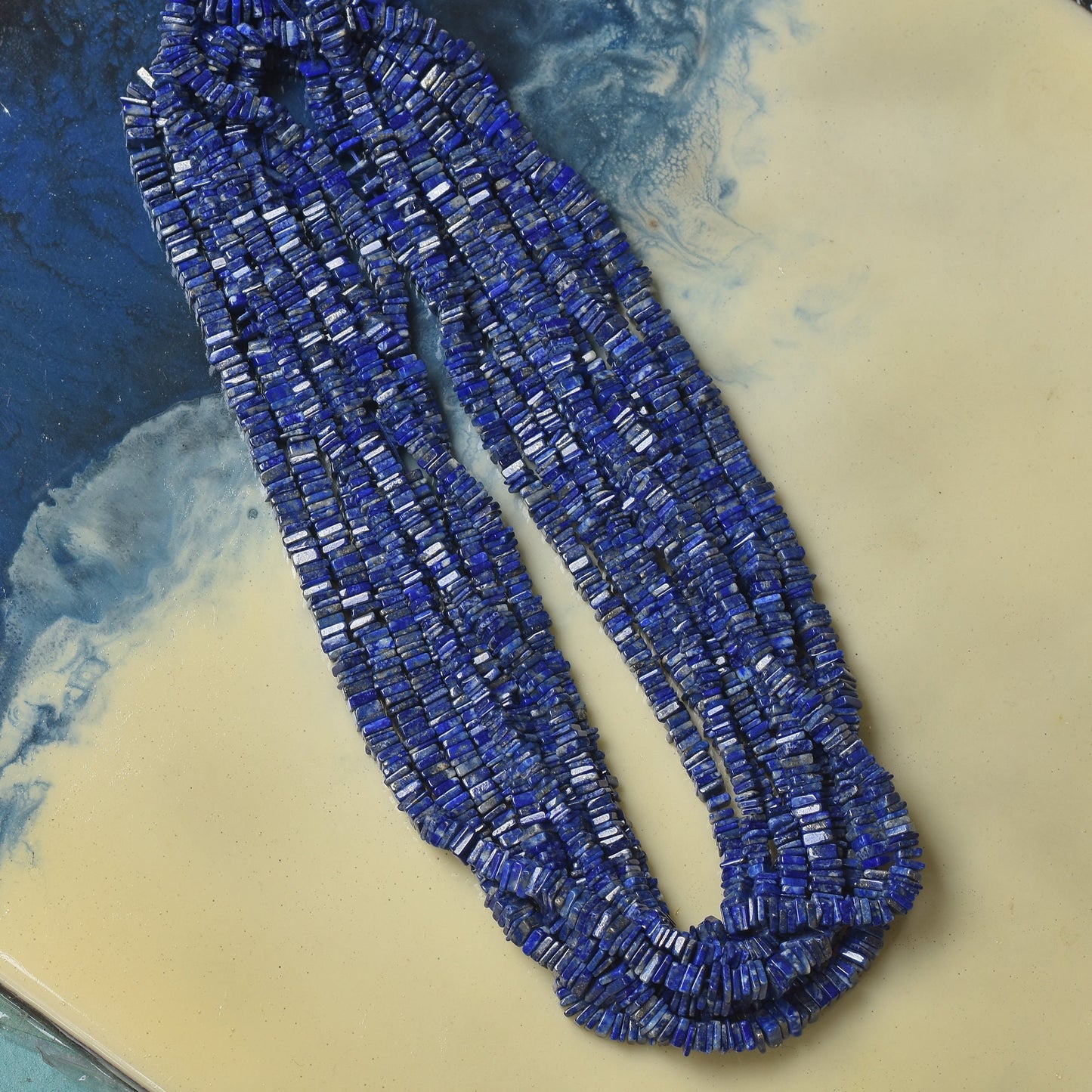 Natural Lapis Lazuli Gemstone Beaded Strands