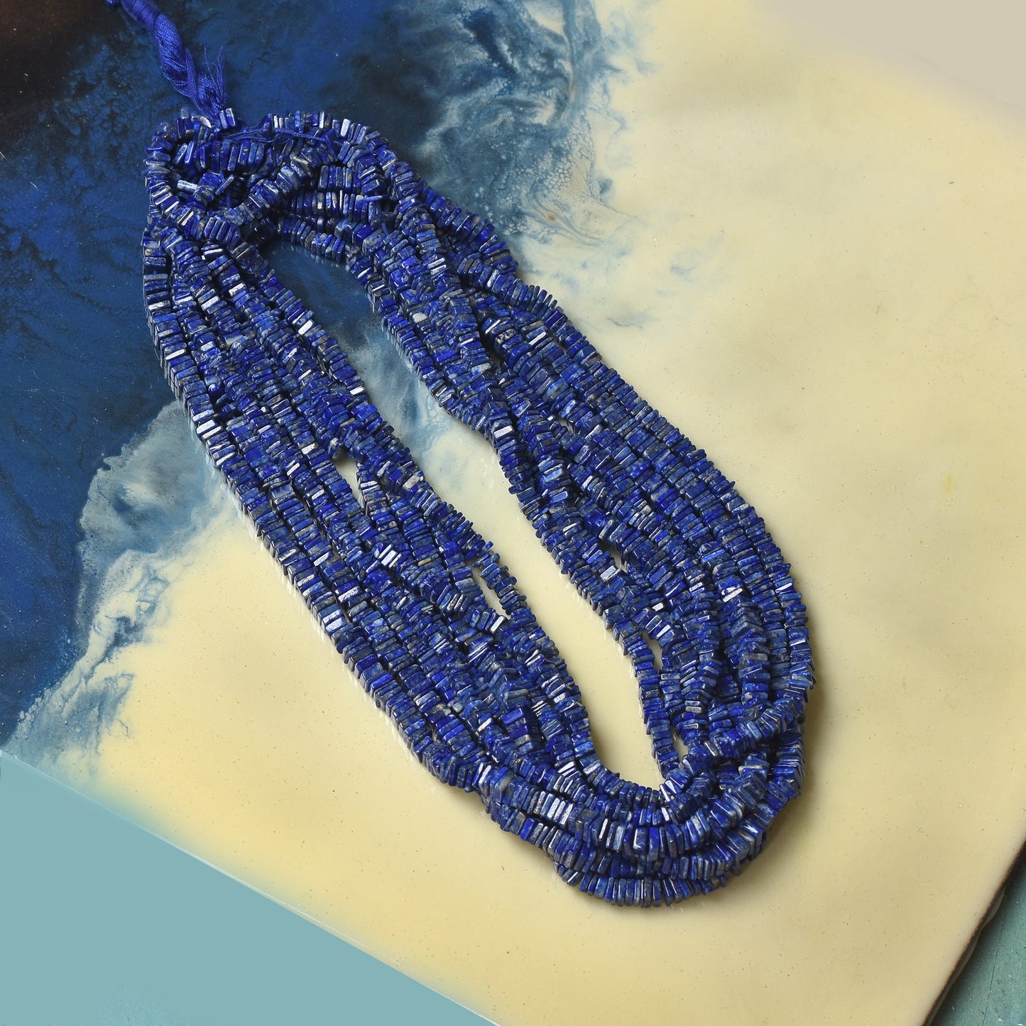 Natural Lapis Lazuli Gemstone Beaded Strands