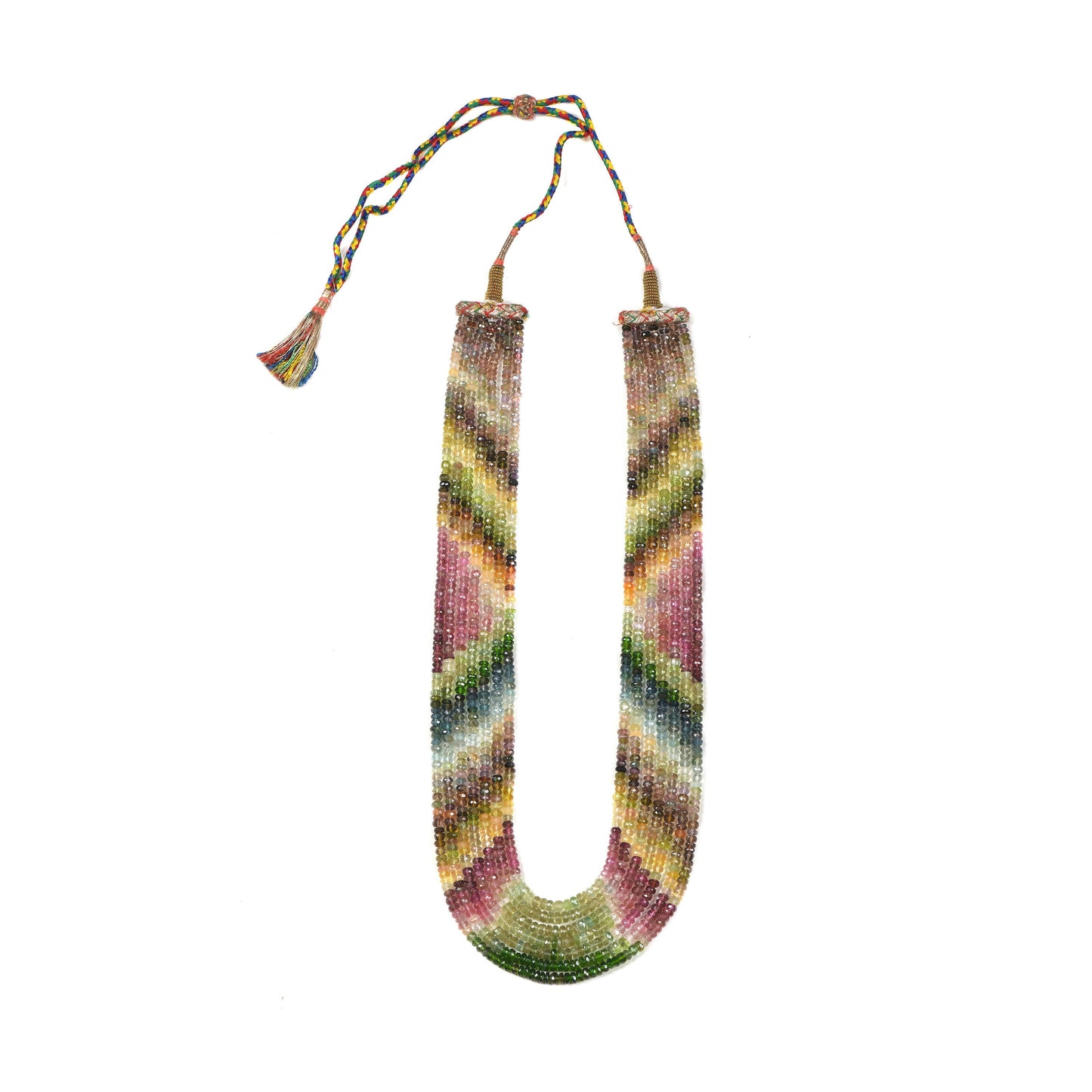 Color Love Multi-Tourmaline Layering Necklace