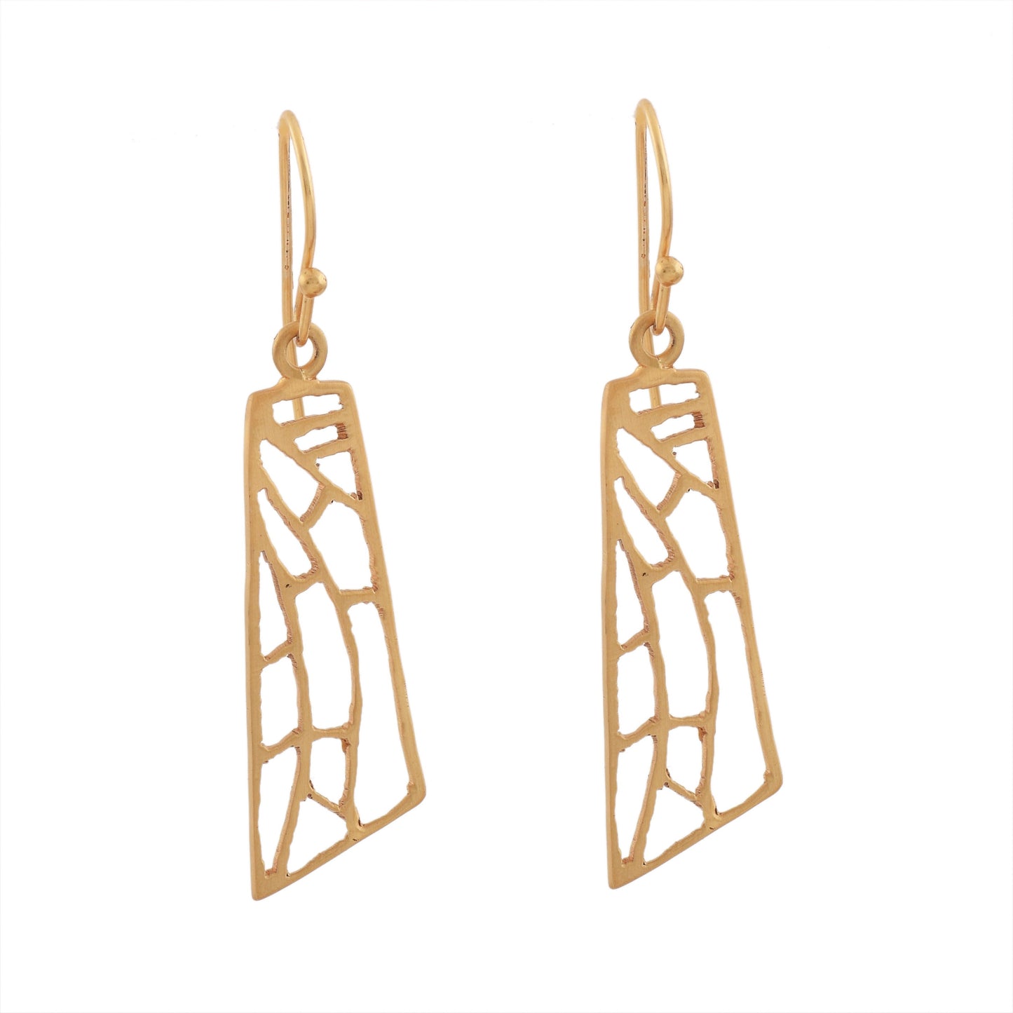Gold Wings Earrings