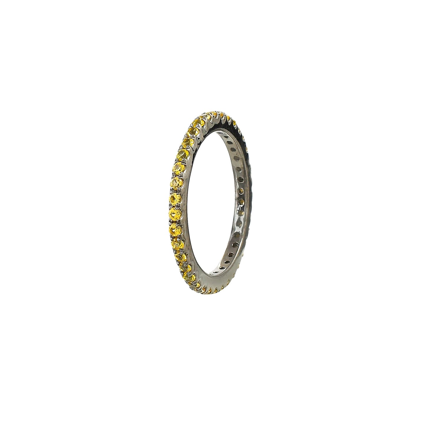 Yellow Sapphire Stackable Ring