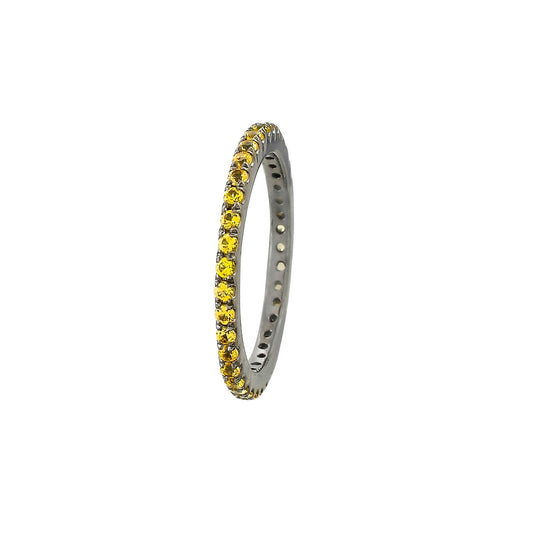 Yellow Sapphire Stackable Ring