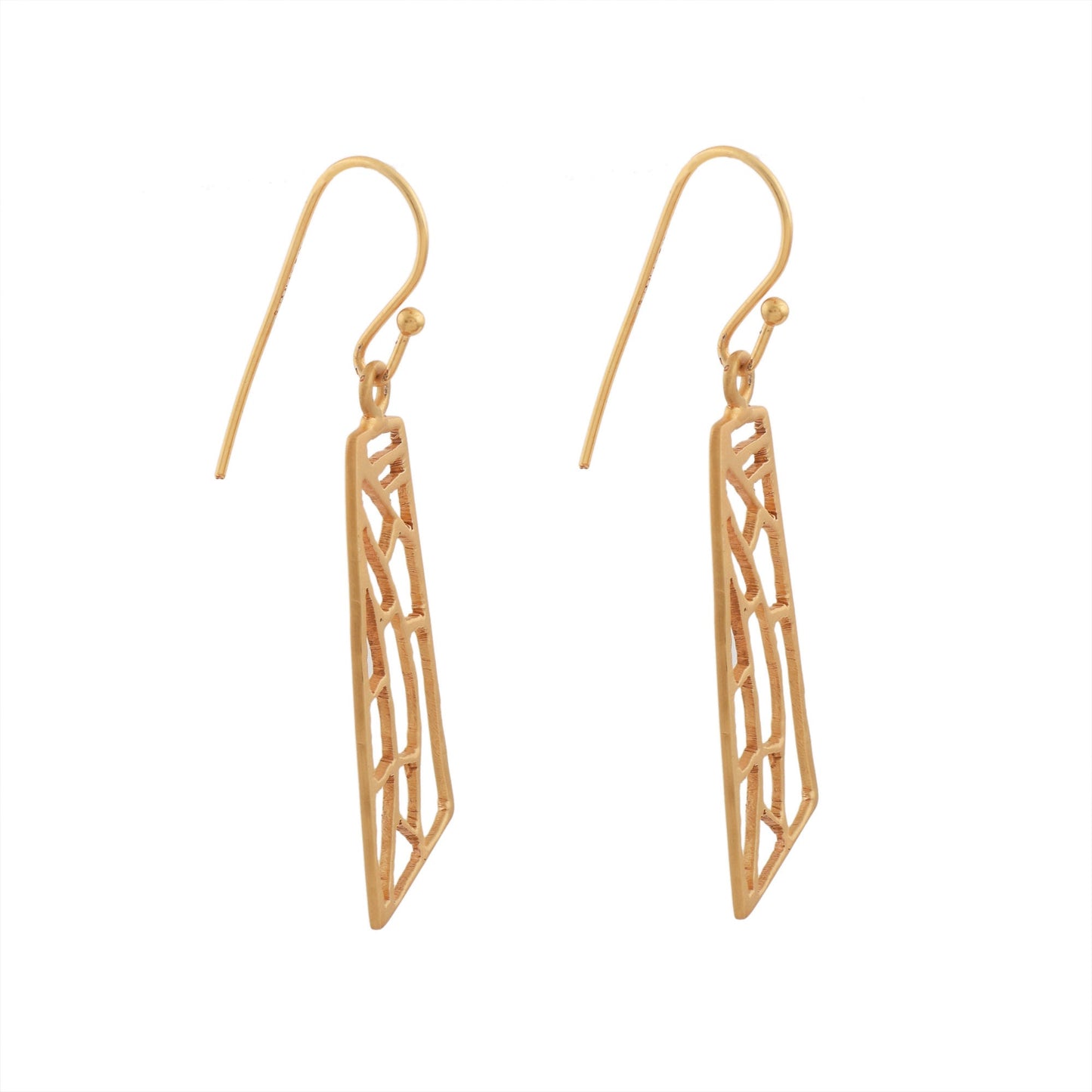 Gold Wings Earrings
