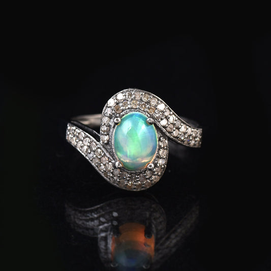 Opal Sunrise Ring