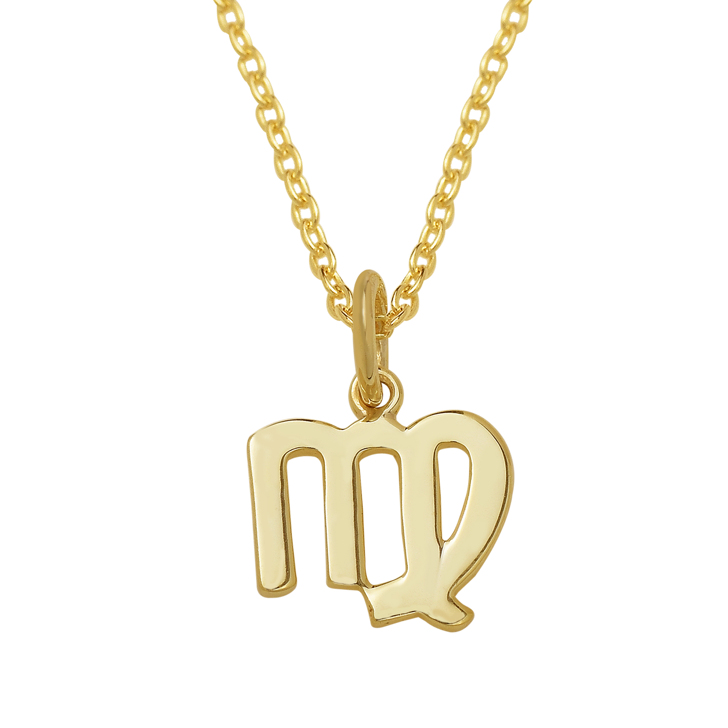 Virgo Zodiac Sign Necklace
