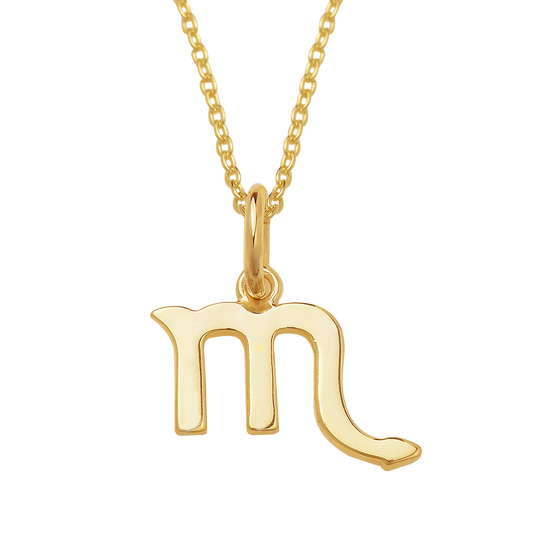 Scorpio Zodiac Sign Necklace