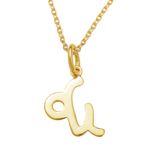Capricorn Zodiac Sign Necklace