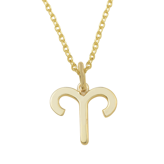 Aries Zodiac Sign Necklace