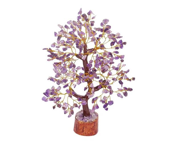 Amethyst Crystal Stone Tree