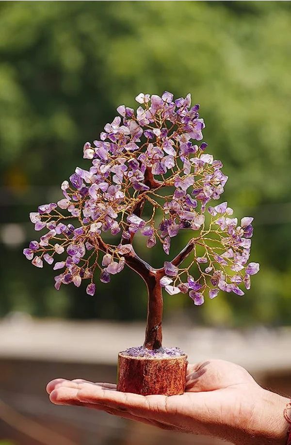 Amethyst Crystal Stone Tree