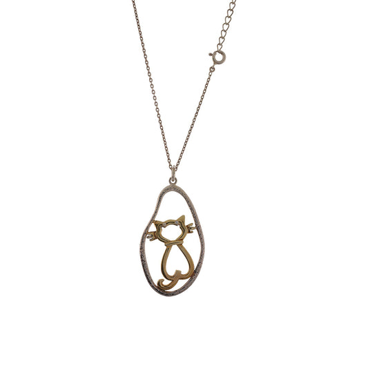 Kitty Pendant Necklace