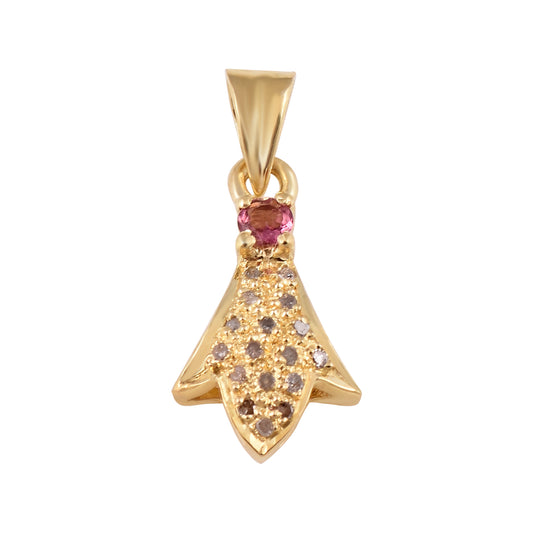 Pink Tourmaline Pendant